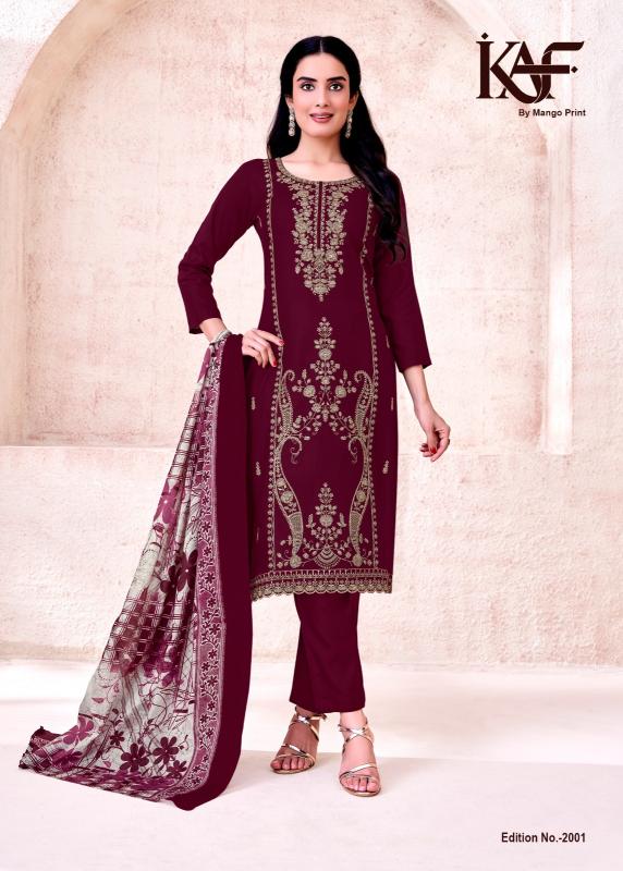 Kaf 24 carat surat dress material wholesale market online